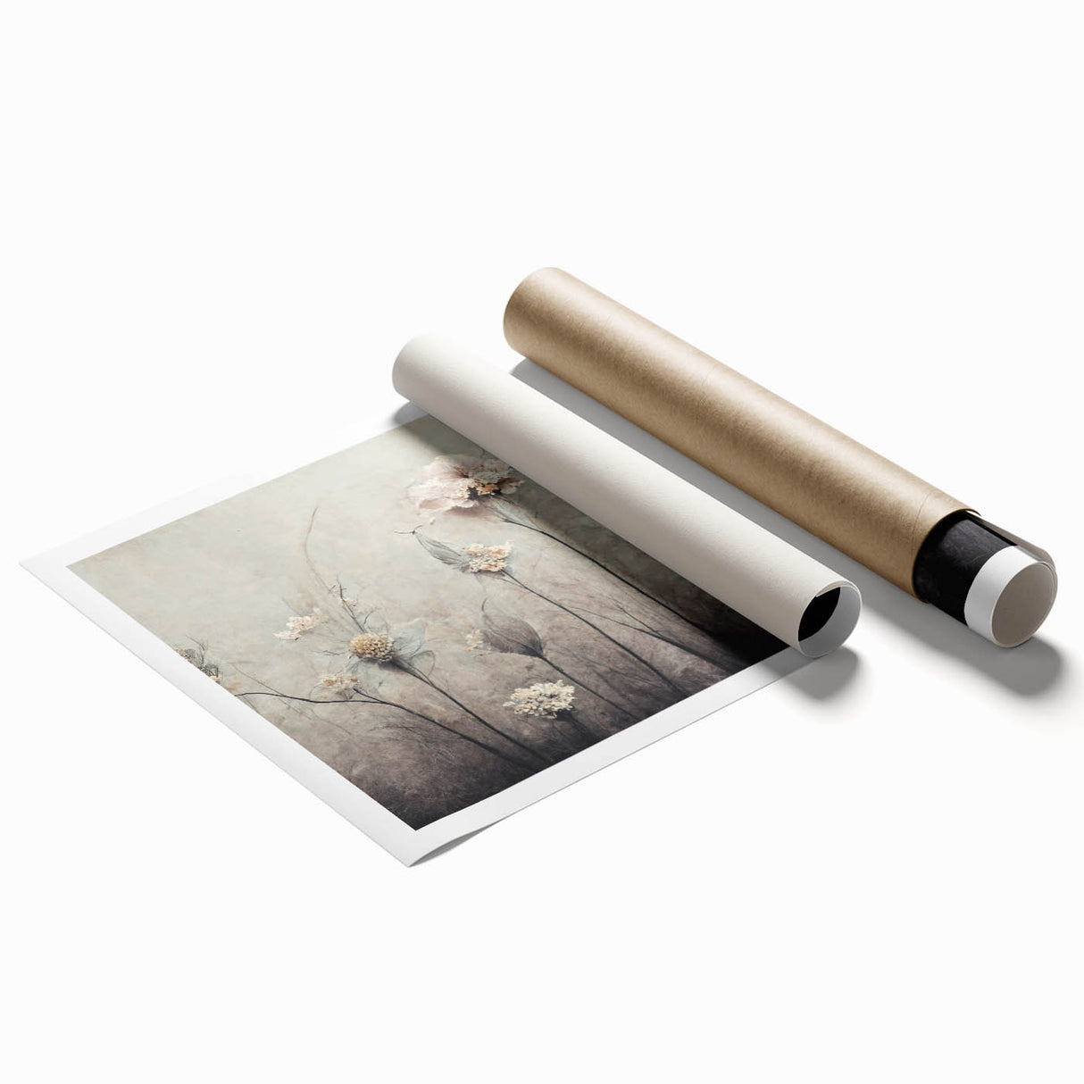 Contemporary Floral Wall Art – Large Canvas & Framed Print