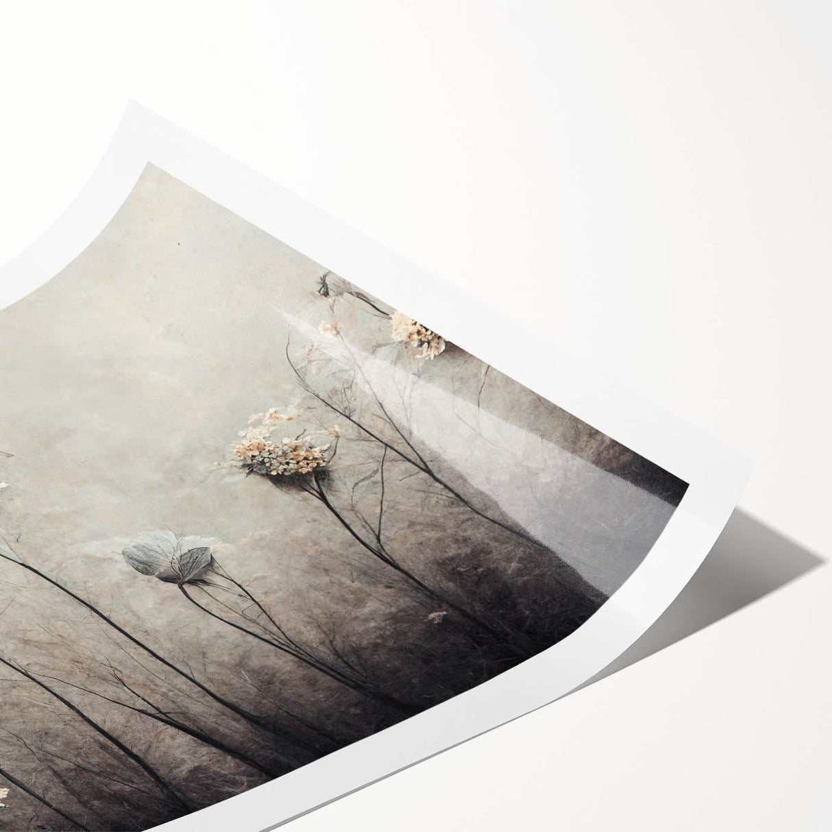 Contemporary Floral Wall Art – Large Canvas & Framed Print