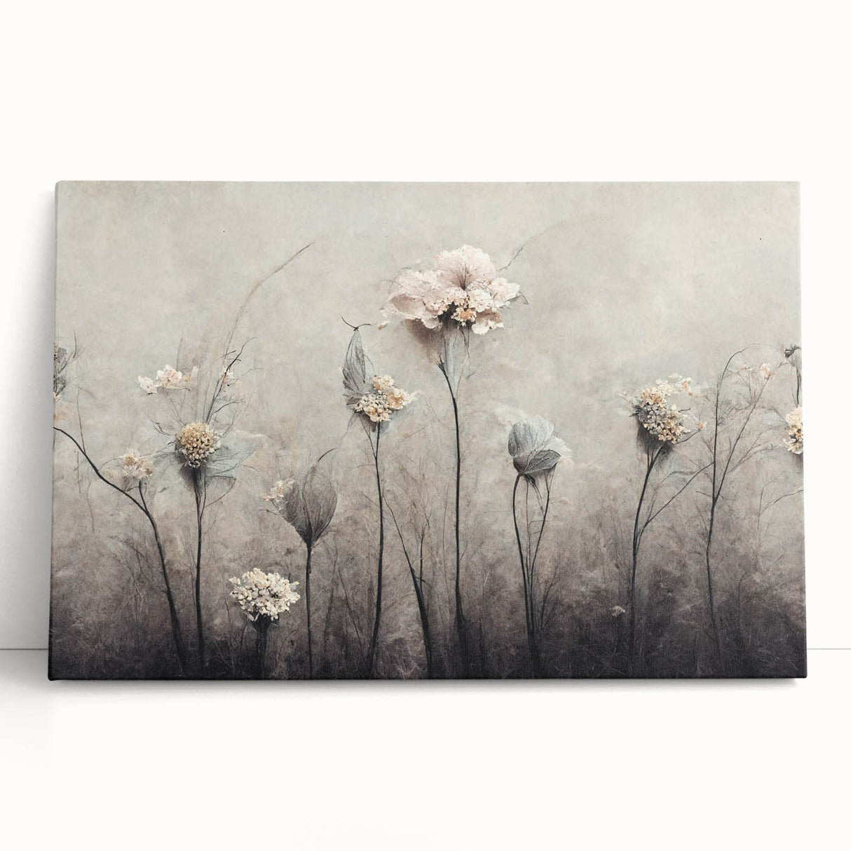 Contemporary Floral Wall Art – Large Canvas & Framed Print