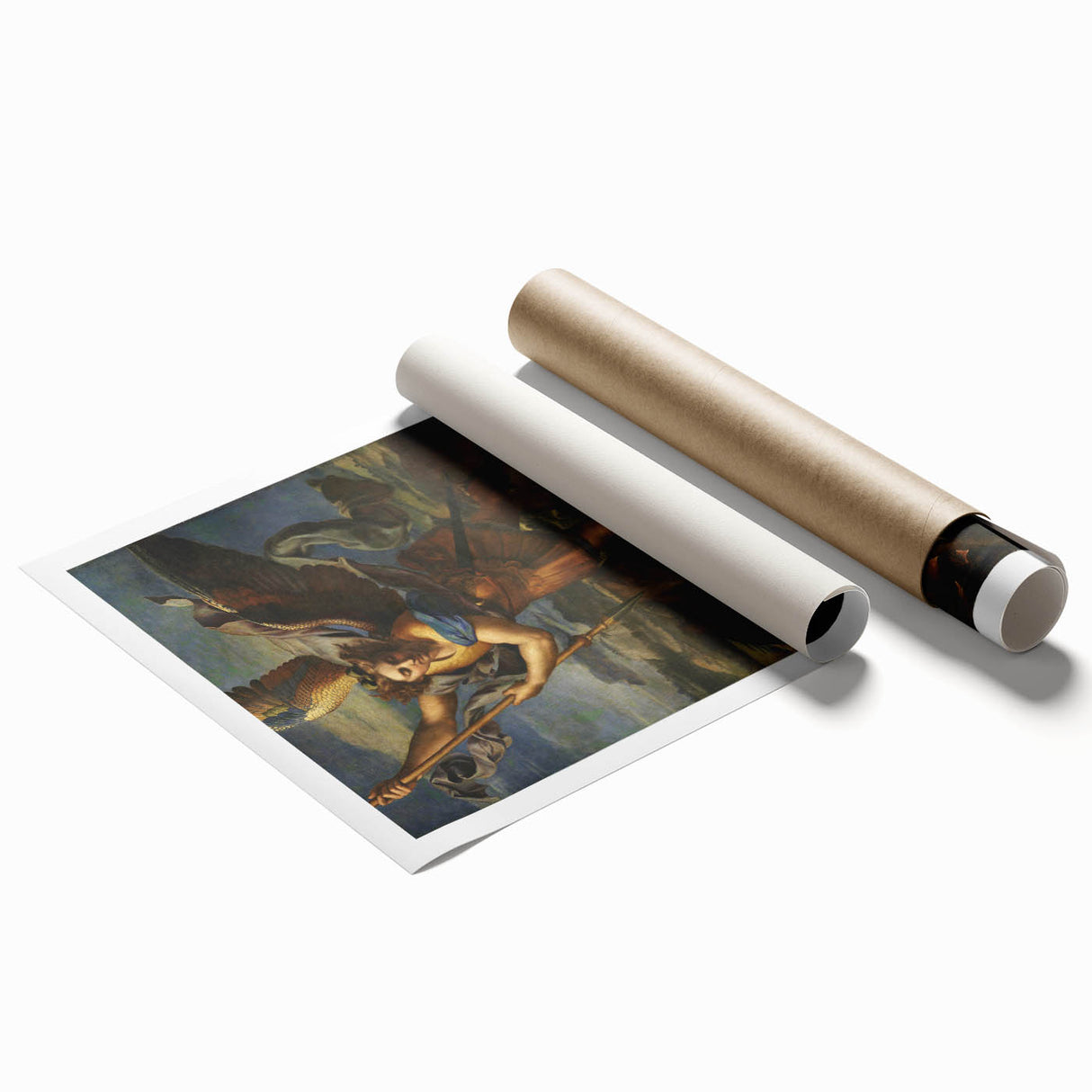 Baroque Archangel Michael Wall Art – Triumph of Divine Justice