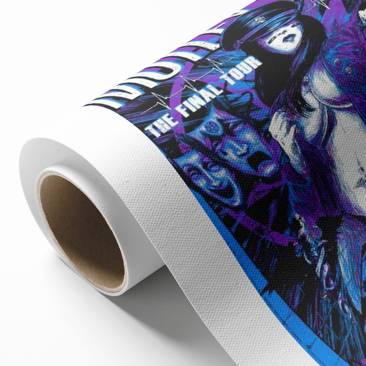Mötley Crüe Final Tour Poster – Vintage Rock Art with Alice Cooper