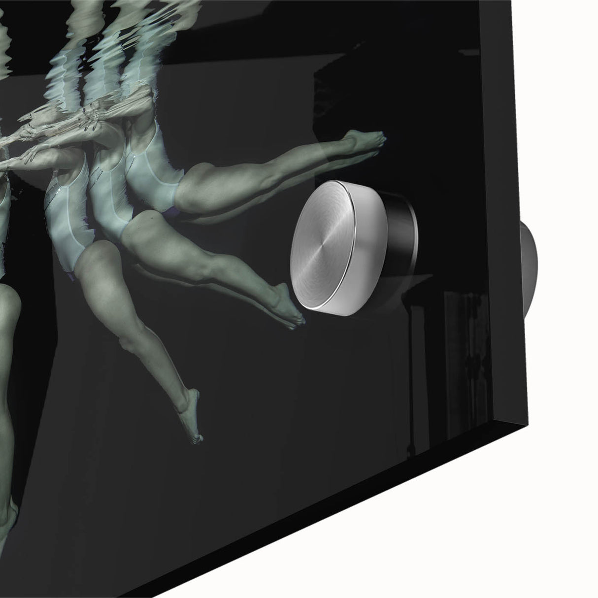 Synchronized Flow – Underwater Emotive Figure Wall Art Print