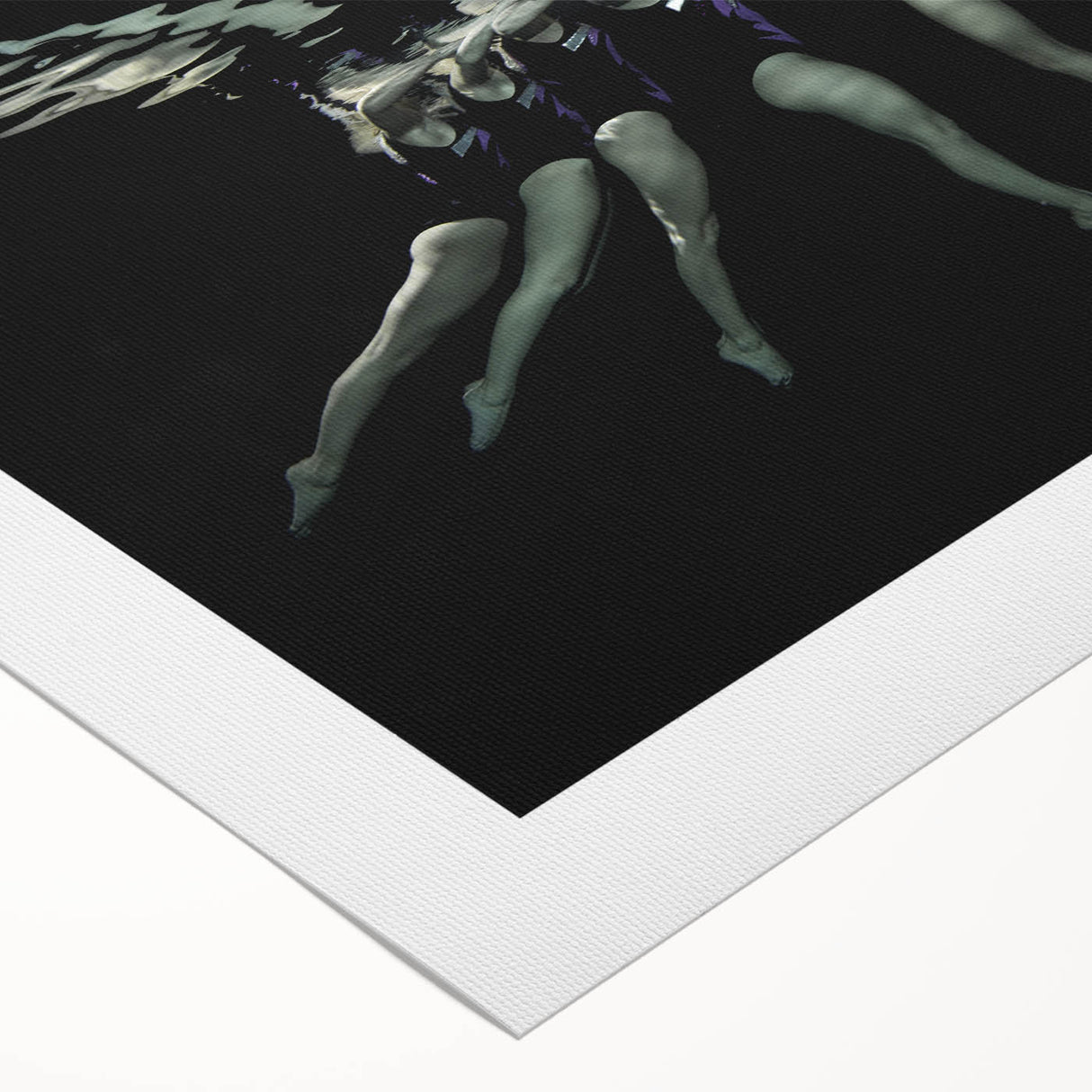 Synchronized Flow – Underwater Emotive Figure Wall Art Print