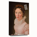 Romantic Art Prints: Suzanne Juel Portrait - Classic Romanticism Canvas