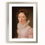 Romantic Art Prints: Suzanne Juel Portrait - Classic Romanticism Canvas