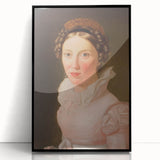Romantic Art Prints: Suzanne Juel Portrait - Classic Romanticism Canvas