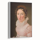 Romantic Art Prints: Suzanne Juel Portrait - Classic Romanticism Canvas