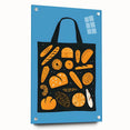 Acrylic print of assorted pastries in soft beige and brown tones, suitable for dining room decor.
