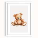 Adorable Teddy Bear Nursery Wall Art – Baby Room Decor Prints