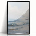 Framed acrylic artwork showcasing a vibrant landscape design in black, enhancing modern decor with its sleek front view and elegant finish, perfect for home or office.