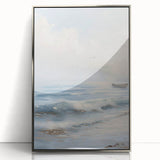 Framed acrylic artwork showcasing a stunning landscape design with silver accents, highlighting vibrant colors and intricate details, perfect for home decor.