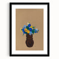 Modern Wall Art - Pansies by Odilon Redon - Abstract Floral Art Print