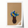 Modern Wall Art - Pansies by Odilon Redon - Abstract Floral Art Print