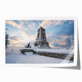 Extra large rolled print of a Bulgarian landscape featuring vibrant green fields and blue skies.