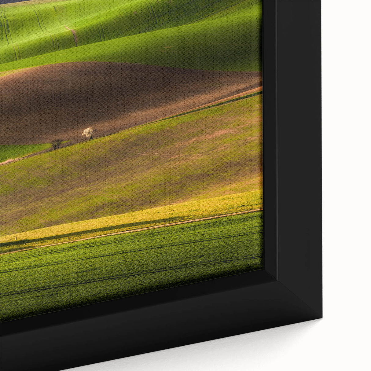 Extra large framed canvas of a textured, colorful Prague cityscape in muted tones, ideal for living room decor.