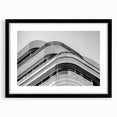 Extra large abstract art print of a colorful London scene in a black frame, textured, ideal for living room decor.
