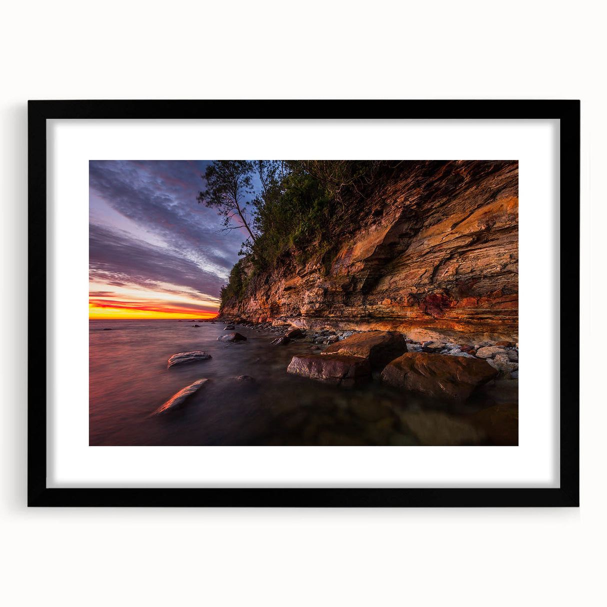 Abstract art print featuring textured, colorful swirls on a large canvas, ideal for living room decor.