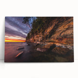 Large black and white photograph of a European scenery on stretched canvas, ideal for kitchen wall art.