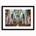 Abstract art print of French Alps in vibrant colors on a textured, extra-large canvas, ideal for living room decor.