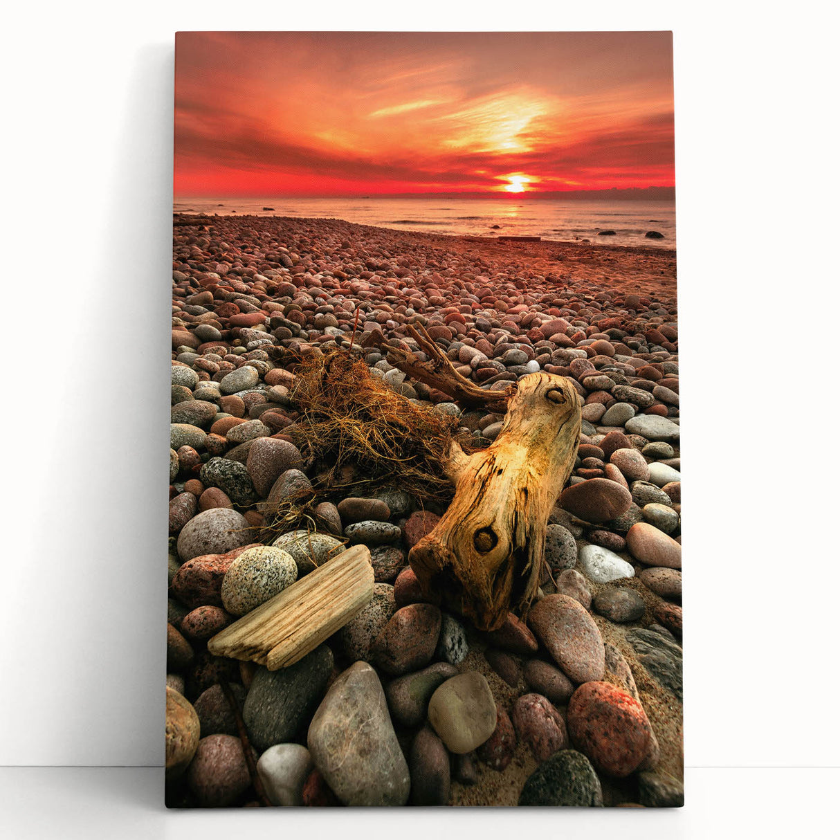 Black and white photo of a European street on stretched canvas, ideal for kitchen wall art.