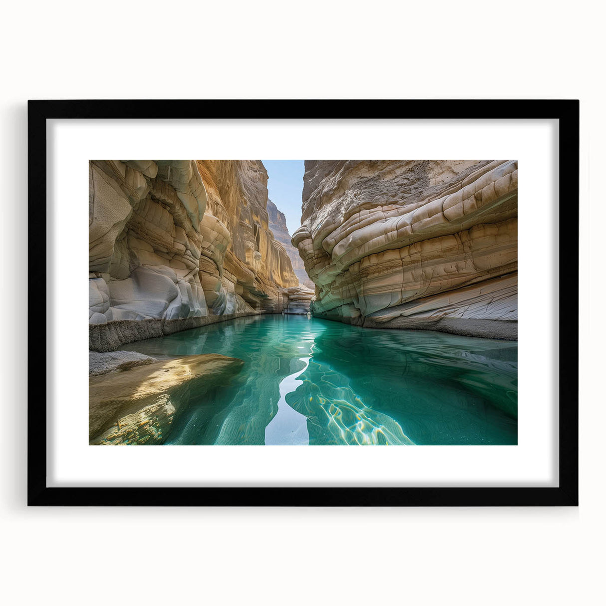 Extra large, textured abstract art print featuring colorful, swirling patterns on a framed canvas.