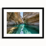 Extra large, textured abstract art print featuring colorful, swirling patterns on a framed canvas.