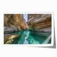Rolled canvas print of a Middle Eastern scenery with vibrant floral elements, ideal for art wall dining room.