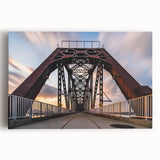 Black and white photo of a Kentucky landscape on large stretched canvas, suitable for kitchen art.