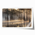 Extra large rolled print featuring a Louisiana scenery in pastel shades, ideal for art wall dining room.