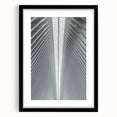 Extra large abstract art print of Seattle skyline with vibrant, colorful textures on a black framed canvas.