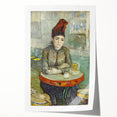 Extra large rolled print of Van Gogh-style floral art in vibrant colors, ideal for art wall dining room decor.