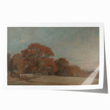 Romanticism Art: Autumn Landscape - Classic Painting by John Constable