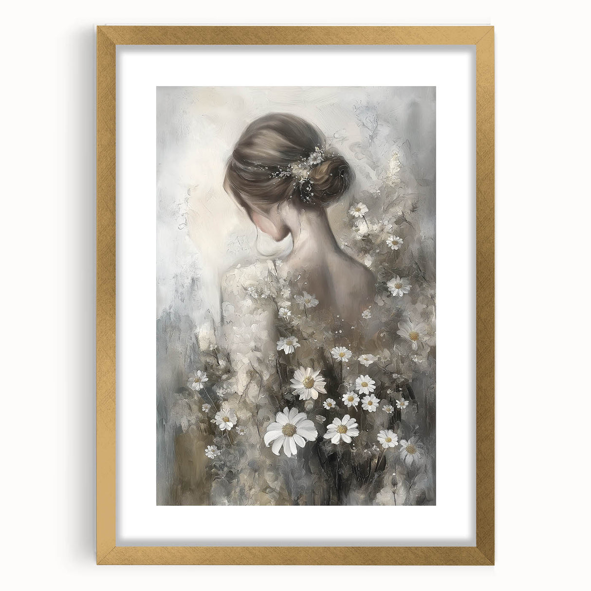 Romantic Figurative Wall Art – Elegant Framed & Canvas Print