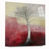 Abstract floral acrylic wall art displayed in a glass frame, showcasing vibrant colors and intricate designs, perfect for modern home decor and enhancing interior aesthetics.