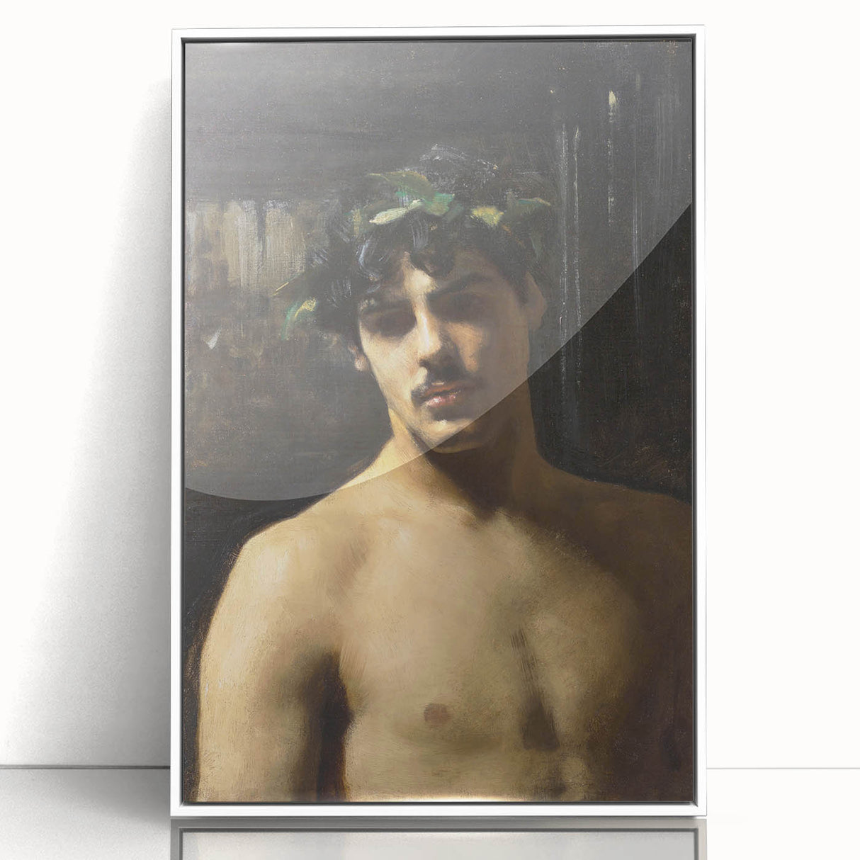 Realistic Wall Art - Man Wearing Laurels by John Singer Sargent - Classical Portrait