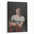 Romanticism Art - Portrait of Mary Freer on Historical Canvas