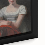 Romanticism Art - Portrait of Mary Freer on Historical Canvas