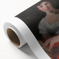 Romanticism Art - Portrait of Mary Freer on Historical Canvas