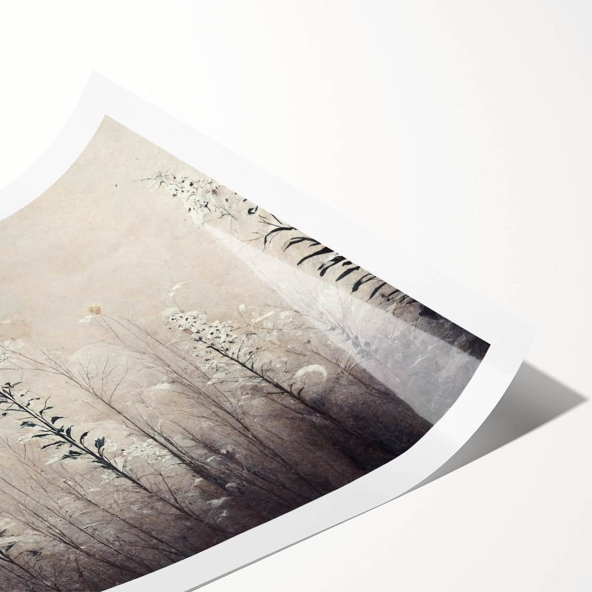 Minimalist Nature Wall Art – Large Canvas & Framed Print