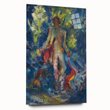 Expressionist Art - Standing Huntsman with Two Dogs by Arnold Peter Weisz-Kubínčan