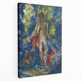 Expressionist Art - Standing Huntsman with Two Dogs by Arnold Peter Weisz-Kubínčan