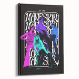 Måneskin Retro Poster – Vibrant Music Art from 2016 Band
