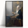 Baroque Woman with Balance Wall Art – Timeless Symbol of Harmony