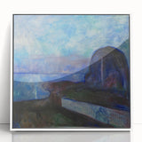 Expressionist Art - Starry Night by Edvard Munch (1893)