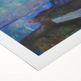 Expressionist Art - Starry Night by Edvard Munch (1893)