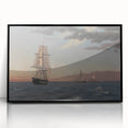 Maritime Realism Art Print - The Galathea and St. Jean by C.W. Eckersberg