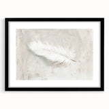 Canvas Art for Dining Area - Minimalist Feather Wall Décor
