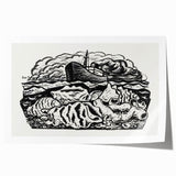 Expressionist Art - Steamship at Sea by Leo Gestel (ca. 1891–1941)