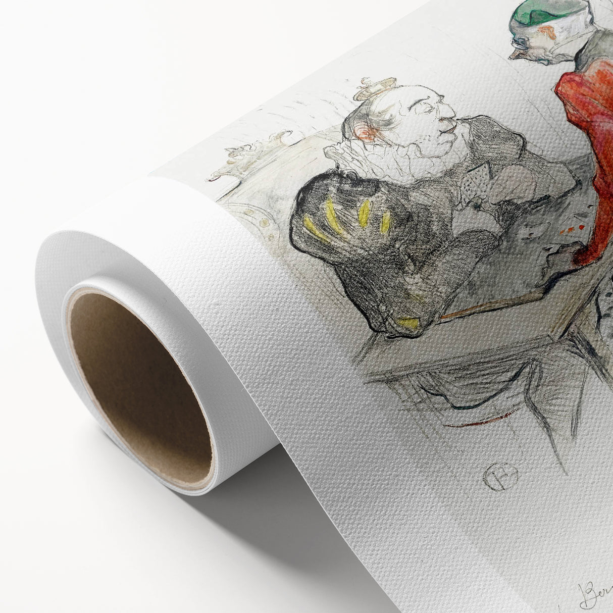 Impressionist Print - Le Bézigue by Toulouse-Lautrec Wall Art