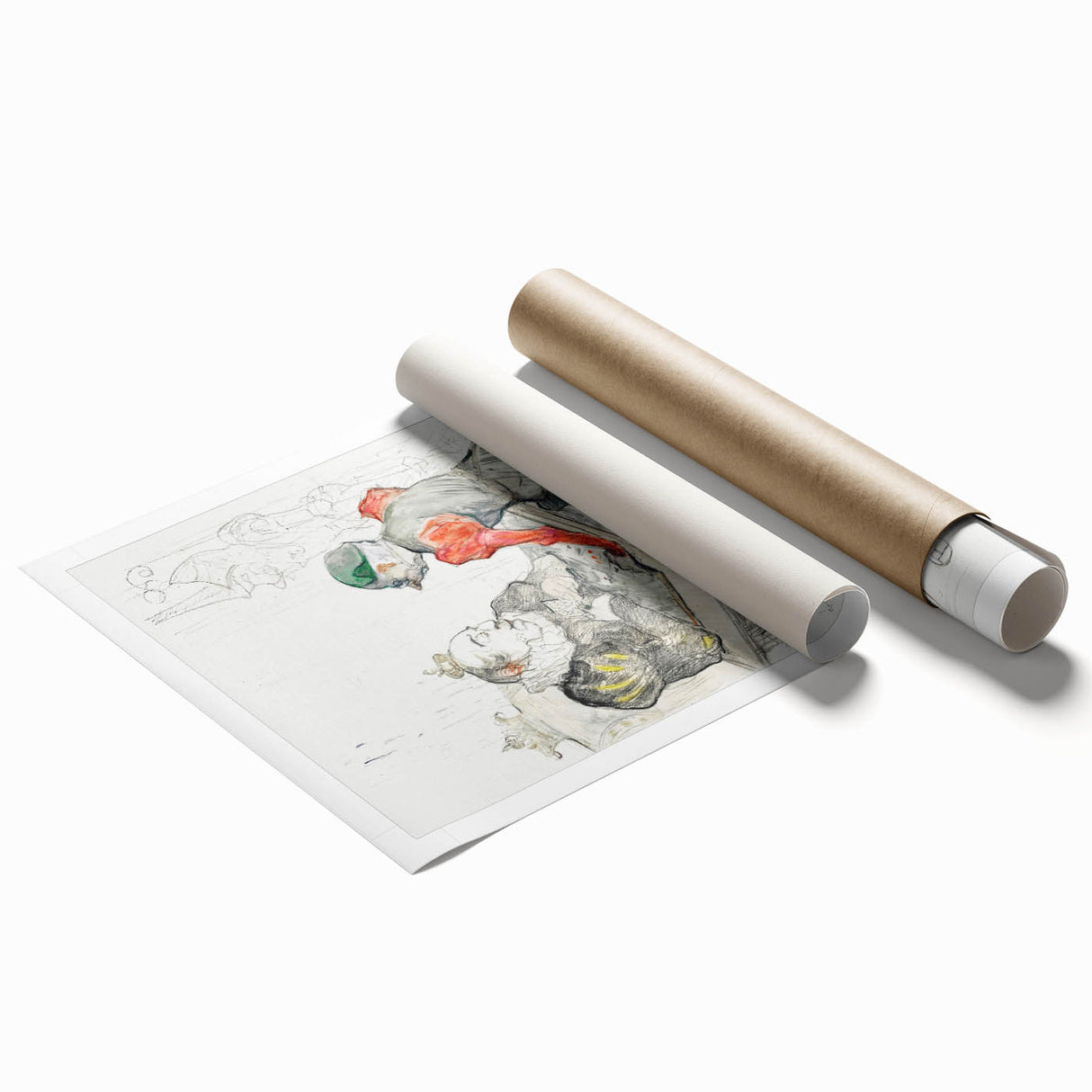 Impressionist Print - Le Bézigue by Toulouse-Lautrec Wall Art